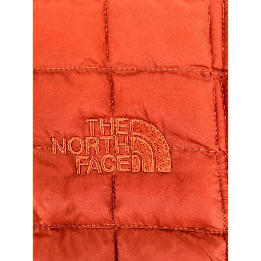 The North Face‎ Nano Puffer Vest Mens Small Thermoball Eco Burnt Orange Quilted